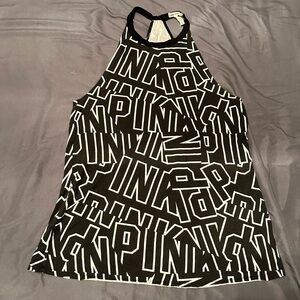 VS PINK Graphic Halter Tank